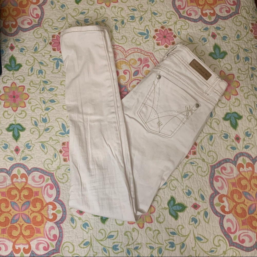 White Ripped Skinny Jeans